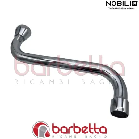 RICAMBIO CANNA "S" DIAM. 18 MM. LUNGH. 200 CROMO NOBILI RCA164/6CR