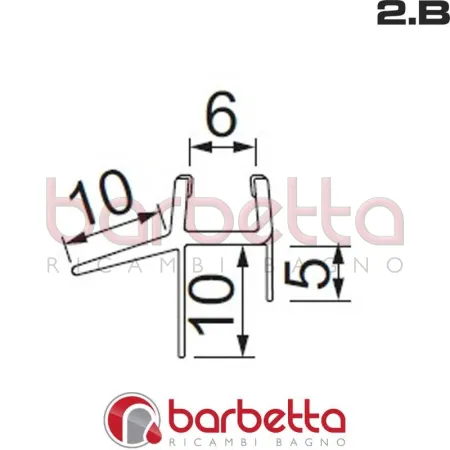 GUARNIZIONE DI TENUTA RICAMBIO 2B MZT2987-105