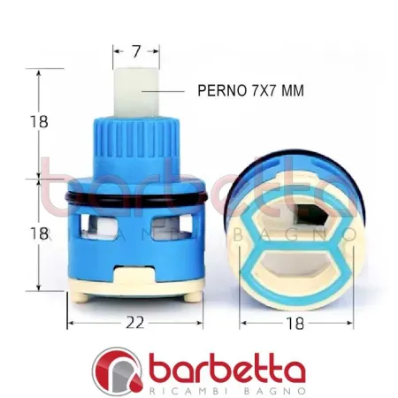 CARTUCCIA DEVIATRICE RICAMBIO UNIVERSALE 349048