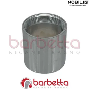 RICAMBIO ANELLO TONDO PER INCASSO MONOCOMANDO CROMO NOBILI RAN227/89CR