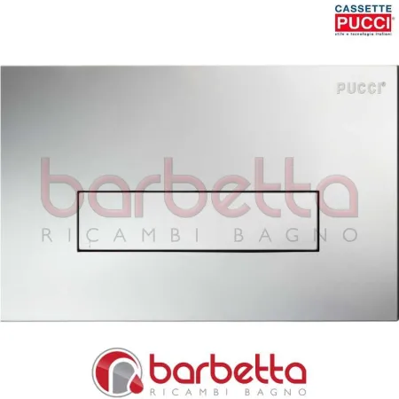 PLACCA CASSETTA PUCCI SARA SLIM A PARETE SATINATO 80170689