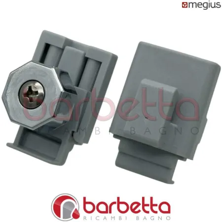 COPPIA DI PATTINI INFERIORI A SGANCIO RAPIDO RICAMBIO MEGIUS AA0043/R