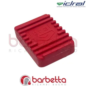 COPRIPEDALE ROSSO RICAMBIO IDRAL 02096/CR