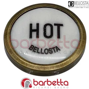 PLACCHETTA PORCELLANA HOT C Ø26 RICAMBIO BELLOSTA 05-084027