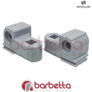 CONFEZIONE BLOCCO CERNIERA TELAIO LUNES STAR S IN FINITURA CROMO RICAMBIO NOVELLINI R02LSSO1-K