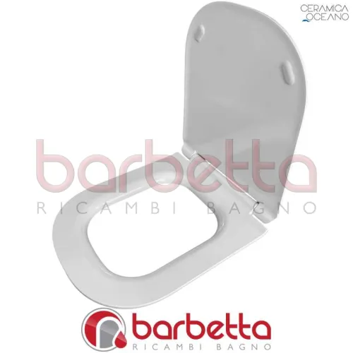 SEDILE COPRIWATER QUADRA SLIM SOFT CERAMICHE OCEANO CWQSCSLIM
