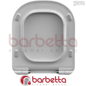 SEDILE COPRIWATER QUADRA SLIM SOFT CERAMICHE OCEANO CWQSCSLIM