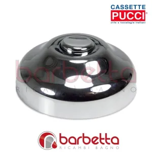 RICAMBIO PUCCI ROSONE FILETTATO E BOTTONE CROMATO 80007532