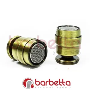 AERATORE FILTRO ROMPIGETTO CON SNODO MASCHIO 24X1 BRONZATO
