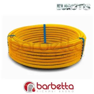 TUBO CSST EUROGAS DA 1/2" IN ACCIAIO 5 MT INOX AISI 316L EUROTIS