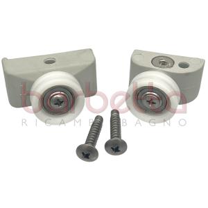 CONFEZIONE CUSCINETTI SUPERIORI ANTA DX HARMONY E FANTASY IN FINITURA GRIGIO RICAMBIO NOVELLINI R08HAR-10