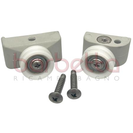 CONFEZIONE CUSCINETTI SUPERIORI ANTA DX HARMONY E FANTASY IN FINITURA GRIGIO RICAMBIO NOVELLINI R08HAR-10