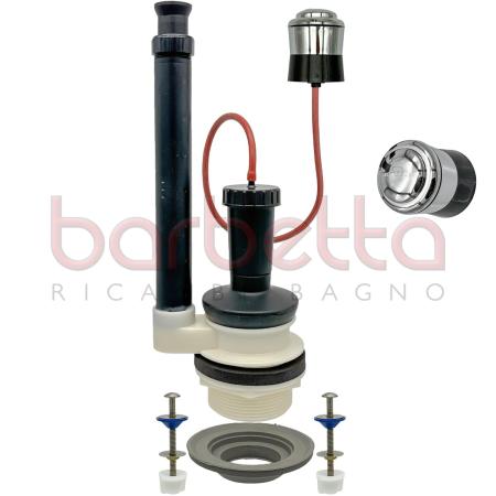 MECCANISCO DI SCARICO IN PLASTICA CON PULSANTE E KIT MBL TREMOLADA 160.212