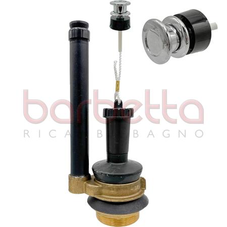 BATTERIA DI SCARICO MONOFLUSSO SEDE OTTONE TIRANTE TREMOLADA 155