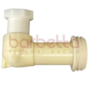 CURVA RACCORDO MORSETTO PER CASSETTE CESAME TREMOLADA 07.071.88