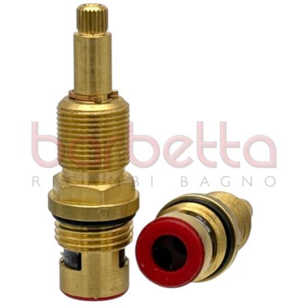VITONE A DISCO CERAMICO 1/2" 90° SINISTRO OTTONE MELODA G030S
