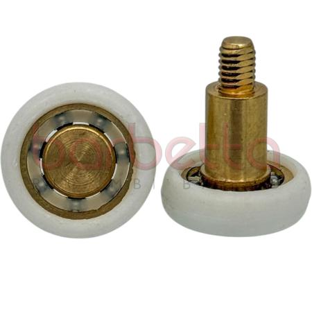 CUSCINETTI BOX DOCCIA OTTONE MM 19X5.5 23H PERNO M5