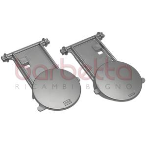 KIT PULSANTI PER PLACCAP4 CROMO SATINATI VALSIR VS0869397