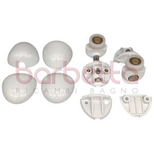 CONFEZIONE CUSCINETTI SUPERIORI KING 2P IN FINITURA BIANCO RICAMBIO NOVELLINI R03KI2PSU1-A