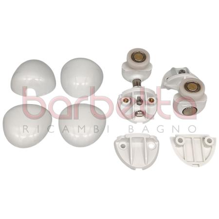 CONFEZIONE CUSCINETTI SUPERIORI KING 2P IN FINITURA BIANCO RICAMBIO NOVELLINI R03KI2PSU1-A
