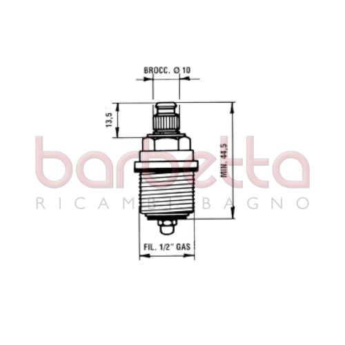 COPPIA DI VITONI RICAMBIO MAMOLI 11E