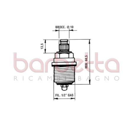 COPPIA DI VITONI RICAMBIO MAMOLI 11E