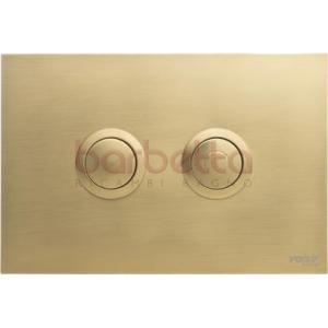 PLACCA PNEUMATICA IN OTTONE SPAZZOLATO VALSIR VS0878889