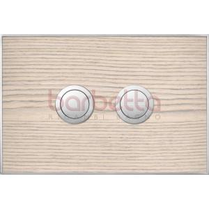 PLACCA PNEUMATICA IN FINITURA CROMO SATINATO RICAMBIO VALSIR VS0876033