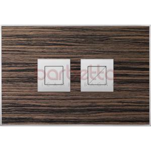 PLACCA PNEUMATICA IN FINITURA CROMO SATINATO RICAMBIO VALSIR VS0876017