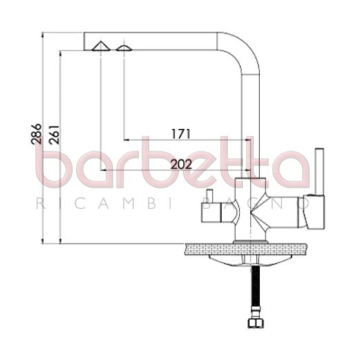 DEPURATORE A FILTRO CON RUBINETTO SEAGULL DELUXE ITS TODINI 10.03/L