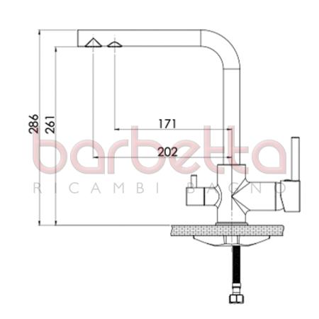 DEPURATORE A FILTRO CON RUBINETTO SEAGULL DELUXE ITS TODINI 10.03/L