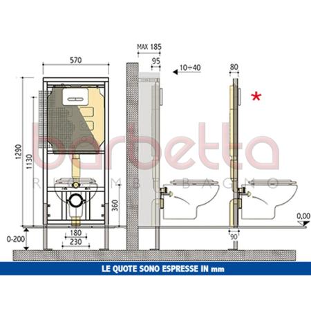 CASSETTA DA INCASSO ECO MODULO PUCCI 1323490201