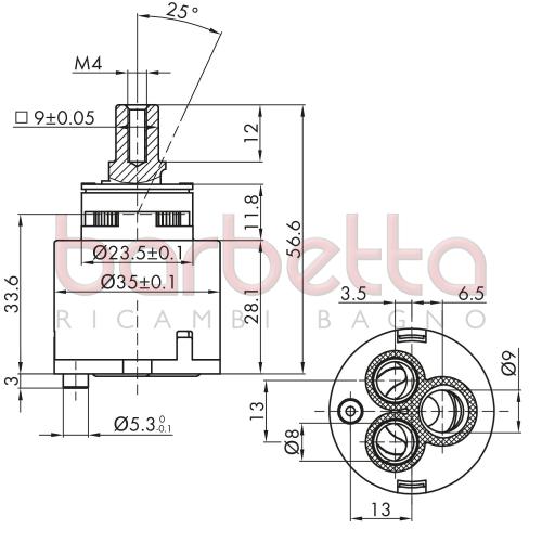 CARTUCCIA RICAMBIO KEROX MIX K35C
