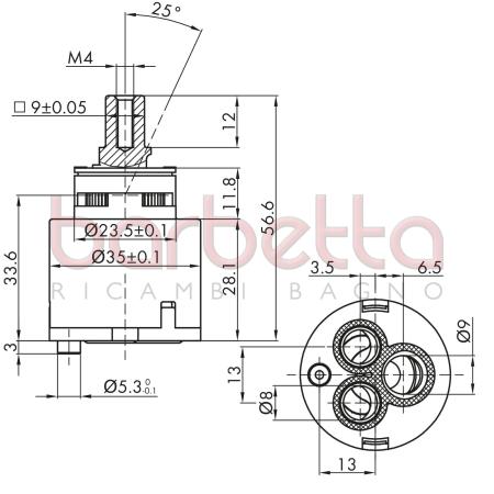 CARTUCCIA RICAMBIO KEROX MIX K35C