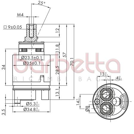 CARTUCCIA RICAMBIO KEROX MIX K35D