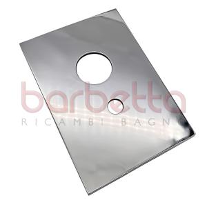 PIASTRA INCASSO RETTANGOLARE CROMO RICAMBIO CRISTINA CRIPI15668P51