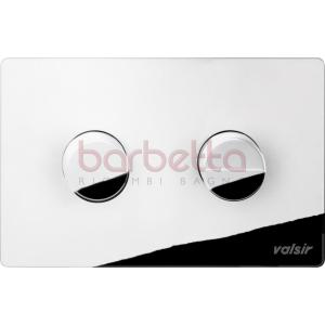PLACCA DI SCARICO R4 CON PULSANTI SPORGENTI CROMO LUCIDO VALSIR VS0875535