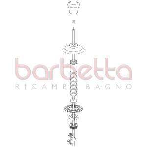 KIT POMOLO E ASTA SALTERELLO LIBERTY PAINI 17CR306SAL