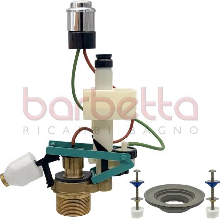 BATTERIE DI SCARICO DOPPIO FLUSSO SEDE INOX UNIDUAL TREMOLADA 1002.212