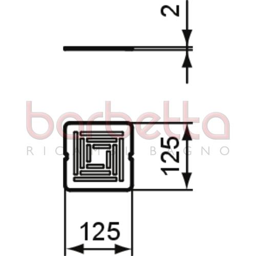 COPRIPILETTA DI RICAMBIO IDEAL STANDARD T5635FV
