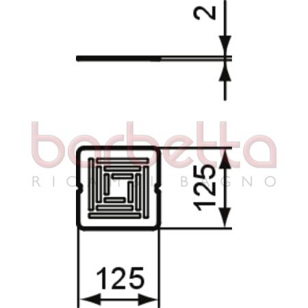 COPRIPILETTA DI RICAMBIO IDEAL STANDARD T5635FV