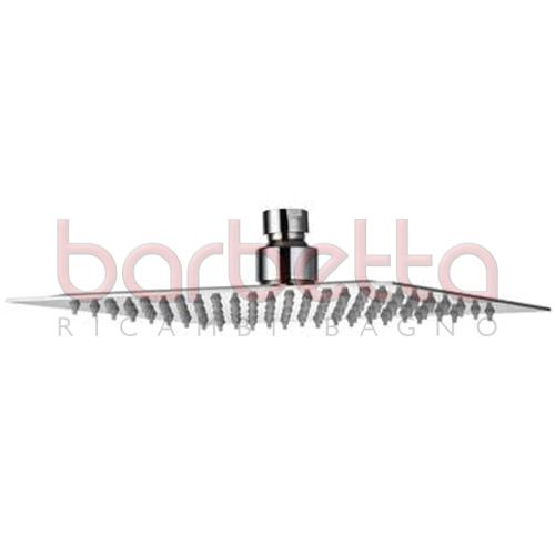 SOFFIONE DOCCIA QUADRATO TIPO SLIM H.2 INOX 83019Q20