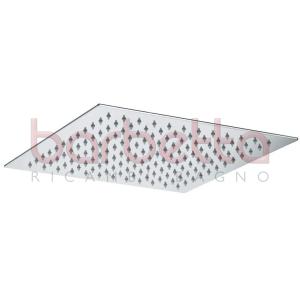 SOFFIONE DOCCIA QUADRATO TIPO SLIM H.2 INOX 83019Q20