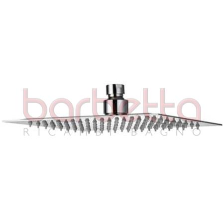 SOFFIONE DOCCIA QUADRATO TIPO SLIM H.2 INOX 83019Q30