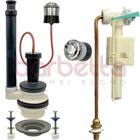 BATTERIA DI SCARICO MONOFLUSSO CORPO IN PLASTICA PNEO TREMOLADA 160.212.83
