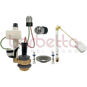 BATTERIA DI SCARICO DOPPIO FLUSSO UNIDUAL TREMOLADA 152.212.20A