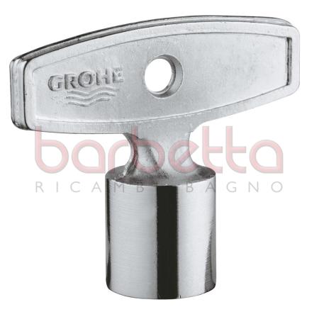 CHIAVE A BUSSOLA CROMO RICAMBIO GROHE 02276000