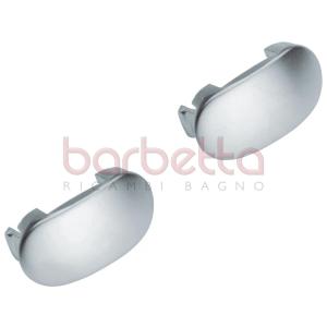 CAPPUCCIO DI COPERTURA 2PZ CROMO OPACO RICAMBIO GROHE 02490P0M