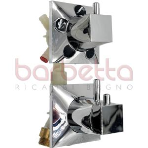 MISCELATORE TERMOSTATICO COMPLETO QUADRATO 3F V.10 RICAMBIO NOVELLINI MISCTQ3F10-K