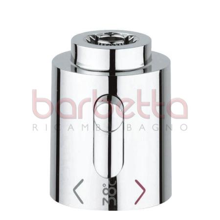 MANOPOLA CON SCALA TEMPERATURA CROMO RICAMBIO GROHE 06676000